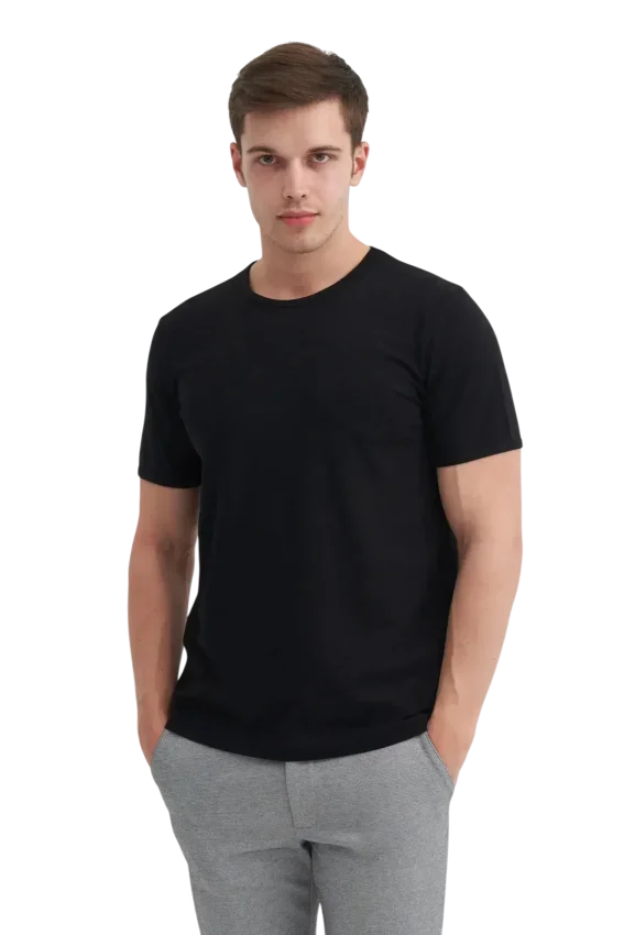 Cazador Bisiklet Yaka Erkek Tshirt - 1