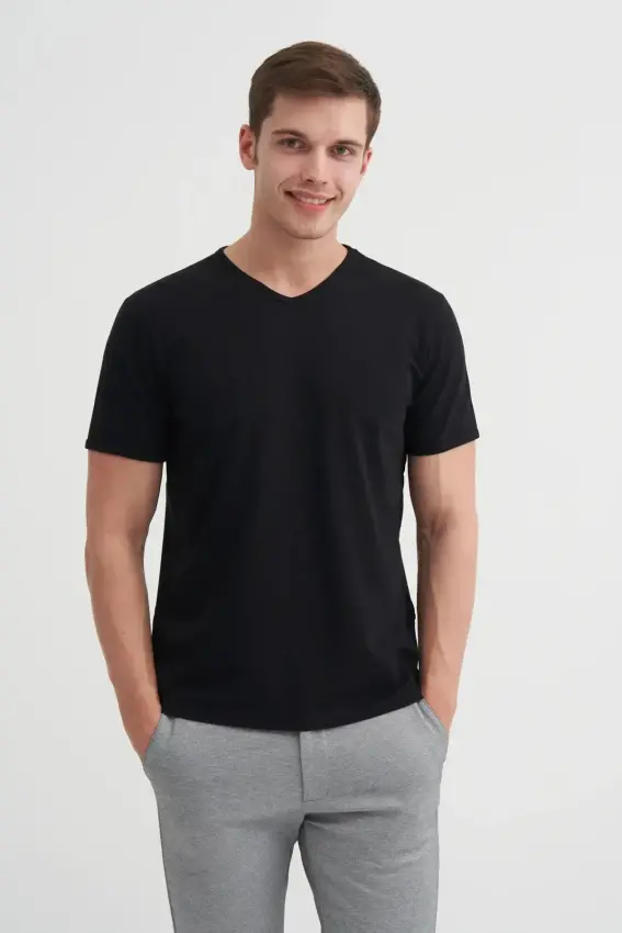 Cazador CAZ 4619 Stn V. T-Shirt Erkek Tshirt - 1