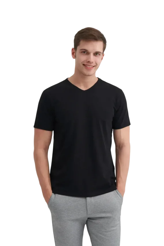 Cazador V Yaka Erkek Tshirt - 1