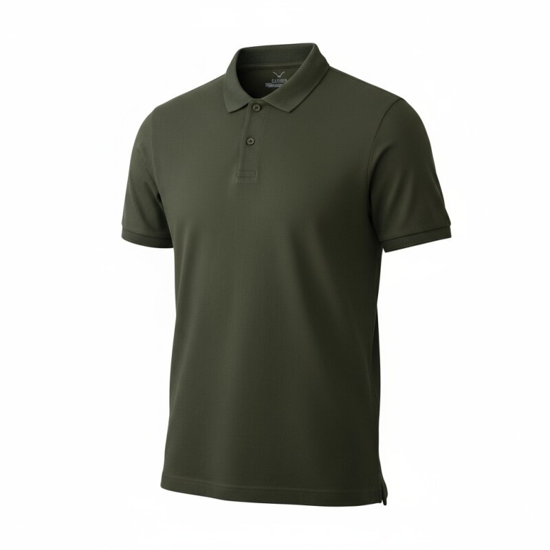 Cazador CAZ 4713 POLO PİKE T-SHIRT Haki Erkek Polo Tshirt - Cazador (1)