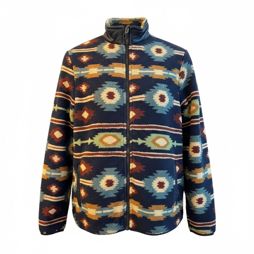 Cazador CAZ 53920 Dik Yaka Lacivert Erkek Sweatshirt - 2