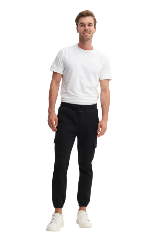 Cazador CAZ 86050 3 İpl. Kargo Esofman Altı Siyah Erkek Eşofman Altı - 3