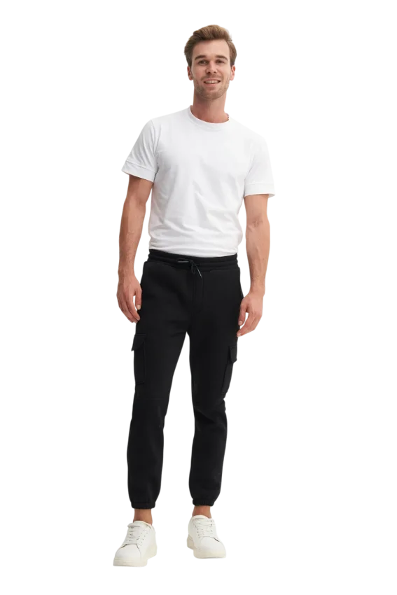 Cazador CAZ 86050 3 İpl. Kargo Esofman Altı Siyah Erkek Eşofman Altı - 3