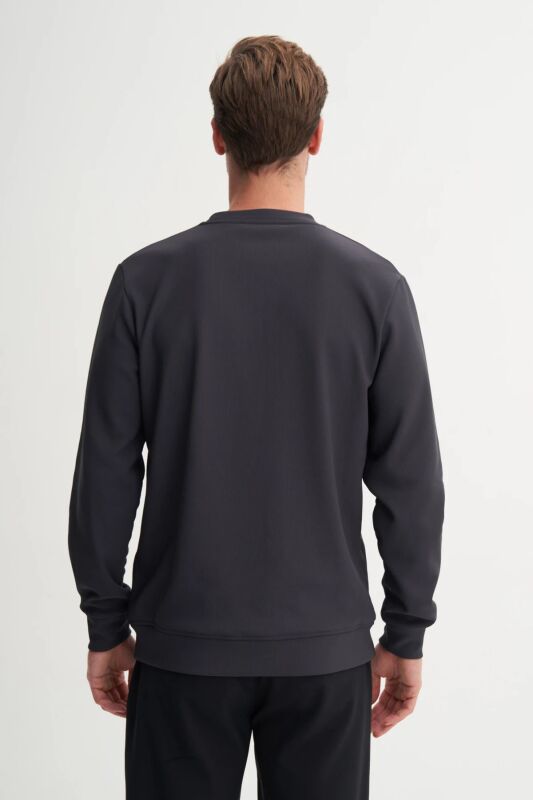 Cazador CAZ Bisiklet Yaka Antrasit Erkek Sweatshirt - 3