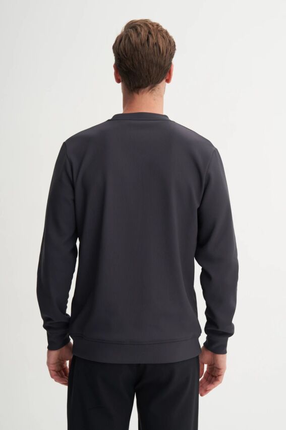 Cazador CAZ Bisiklet Yaka Antrasit Erkek Sweatshirt - 3