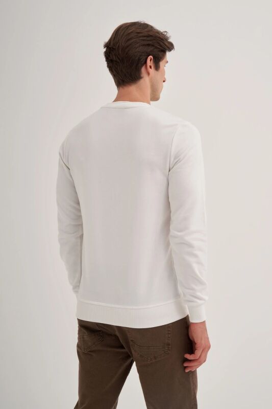 Cazador CAZ Bisiklet Yaka Bej Erkek Sweatshirt - 2