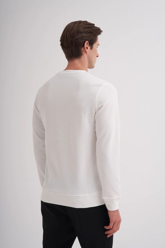 Cazador CAZ Bisiklet Yaka Bej Erkek Sweatshirt - 2