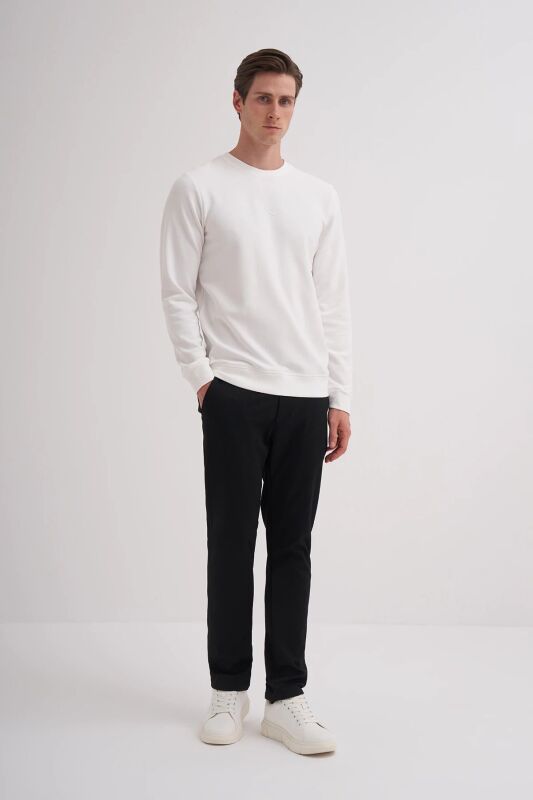 Cazador CAZ Bisiklet Yaka Bej Erkek Sweatshirt - 3