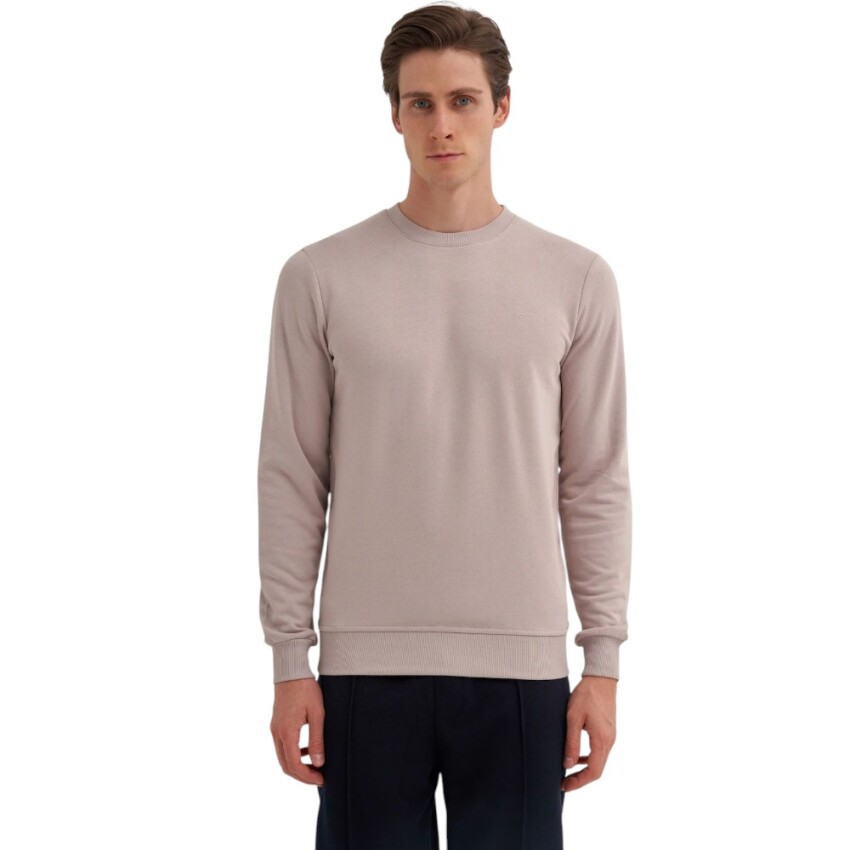 Cazador CAZ Bisiklet Yaka Gri Erkek Sweatshirt - 1