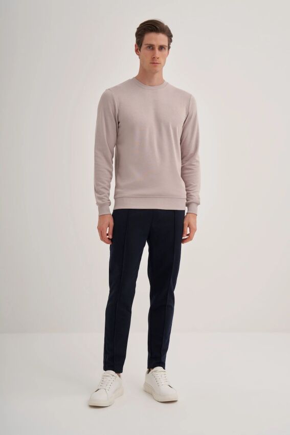 Cazador CAZ Bisiklet Yaka Gri Erkek Sweatshirt - 3