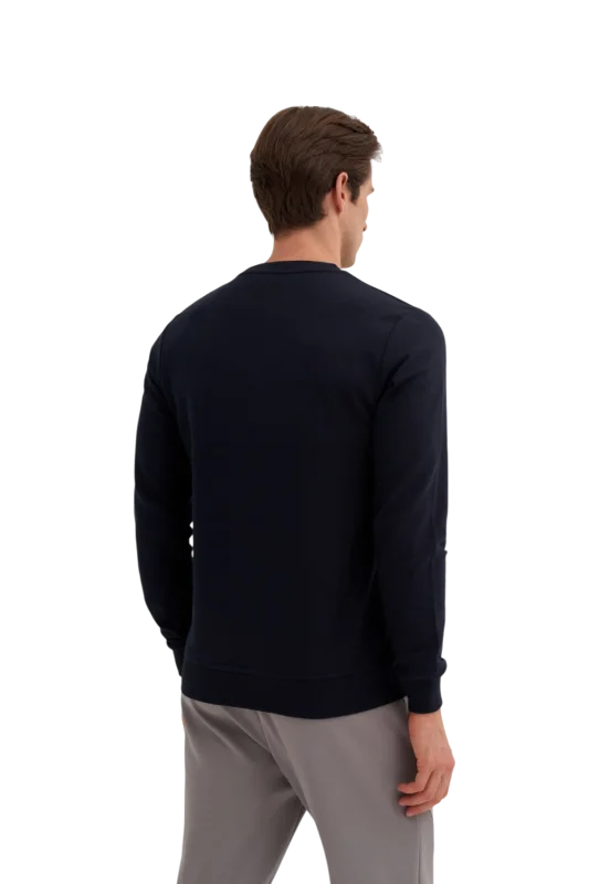 Cazador CAZ Bisiklet Yaka Lacivert Erkek Sweatshirt - 2