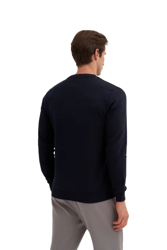 Cazador CAZ Bisiklet Yaka Lacivert Erkek Sweatshirt - 2