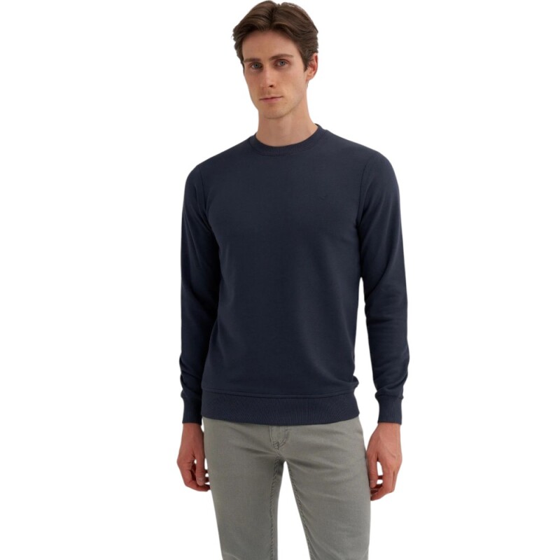 Cazador CAZ Bisiklet Yaka Mavi Erkek Sweatshirt - 1