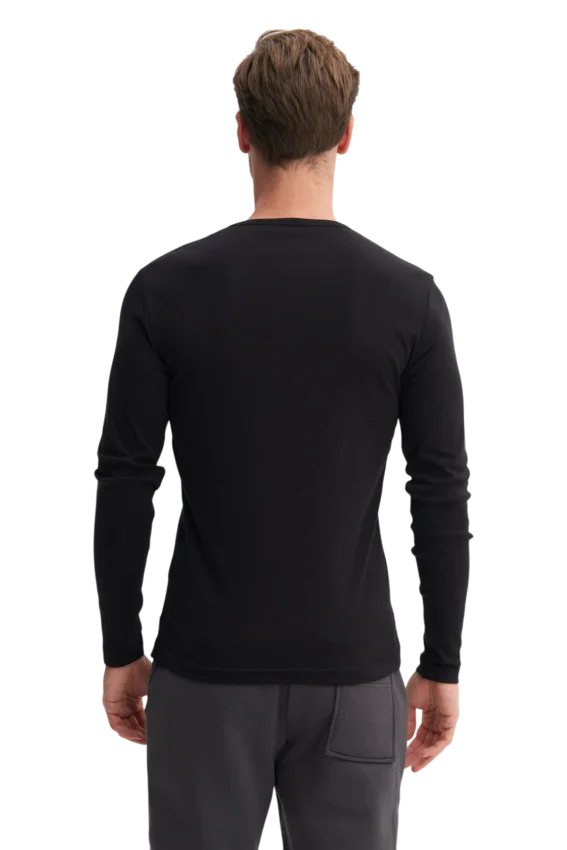 Cazador CAZ Bisiklet Yaka Siyah Erkek Sweatshirt - 2