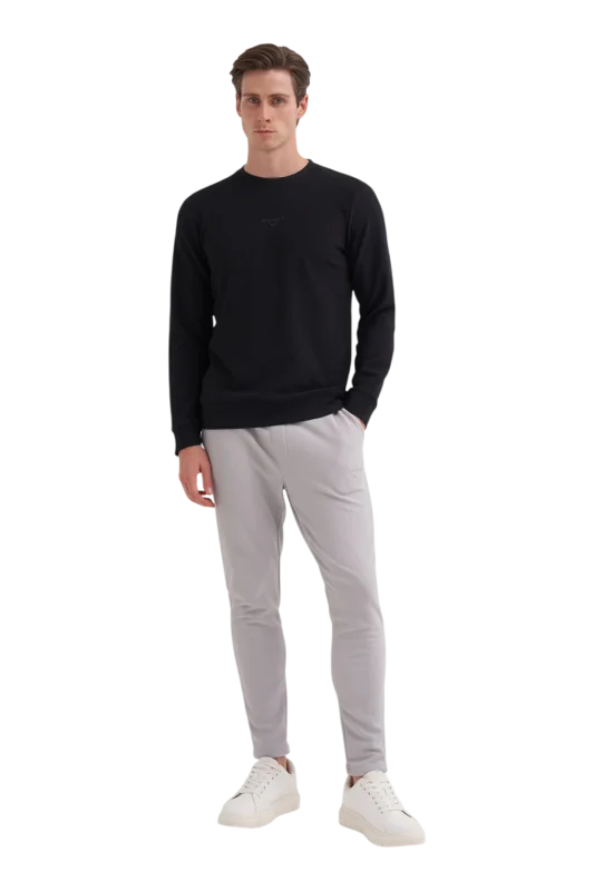 Cazador CAZ Bisiklet Yaka Siyah Erkek Sweatshirt - Cazador (1)
