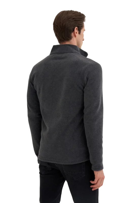 Cazador CAZ Dik Yaka Antrasit Erkek Sweatshirt - 3