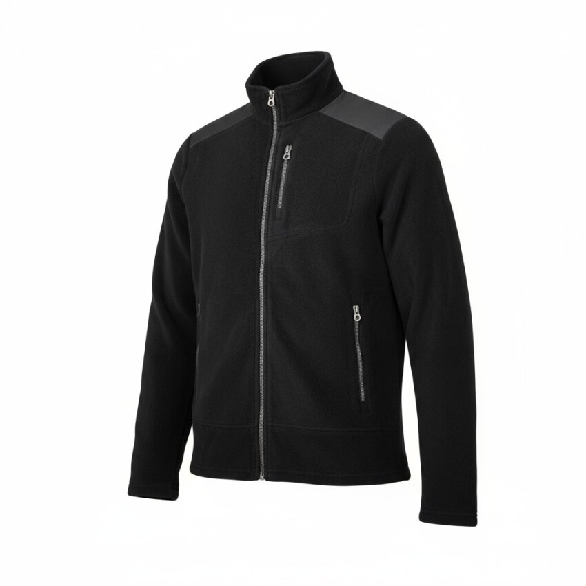 Cazador CAZ Dik Yaka Siyah Erkek Sweatshirt - 3