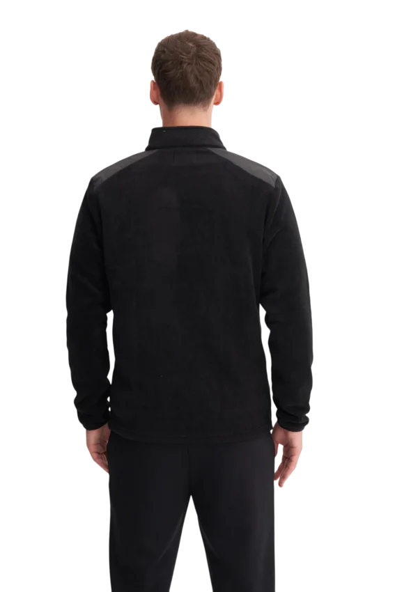 Cazador CAZ Dik Yaka Siyah Erkek Sweatshirt - 2