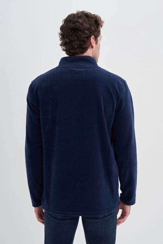 Cazador CAZ Yarım Fermuarlı Lacivert Erkek Sweatshirt - 2