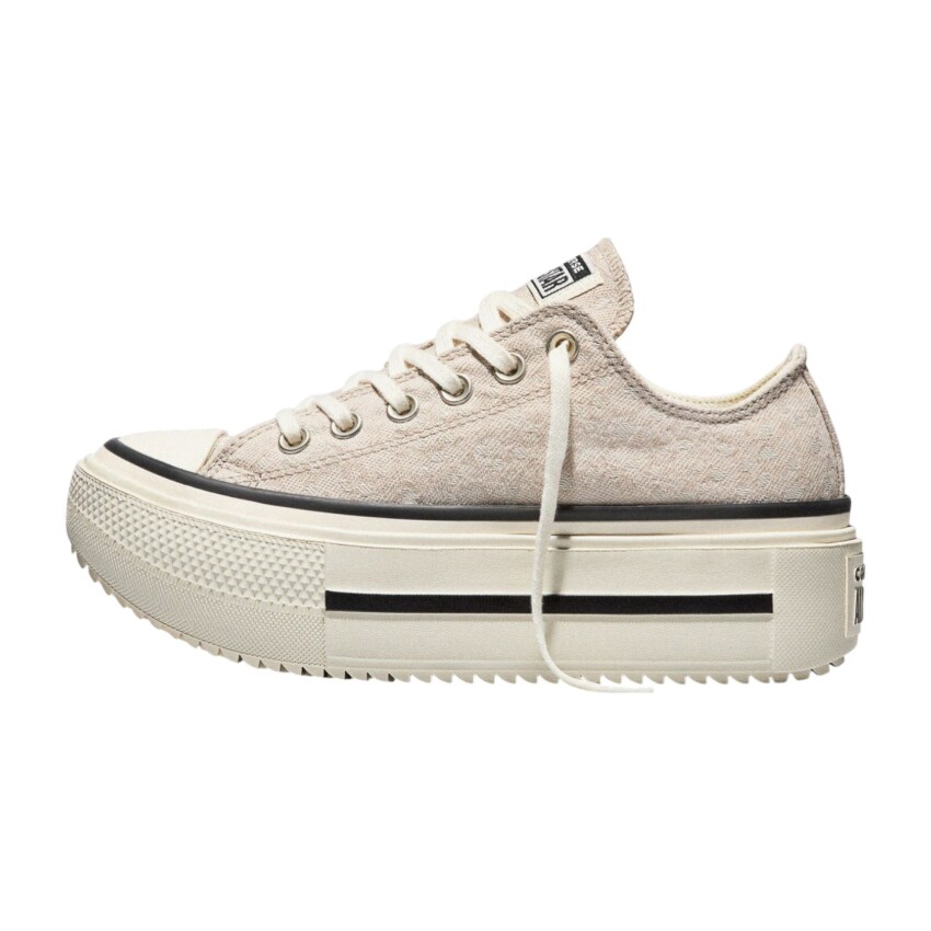 Converse Chuck Taylor All star Lift Double Stack Platform Deer Bej Kadın Sneaker Ayakkabı - 2