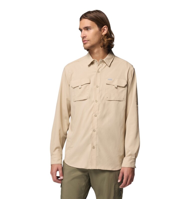 Columbia AM3465 Silver Ridge Utility II LS Bej Erkek Gömlek - Columbia