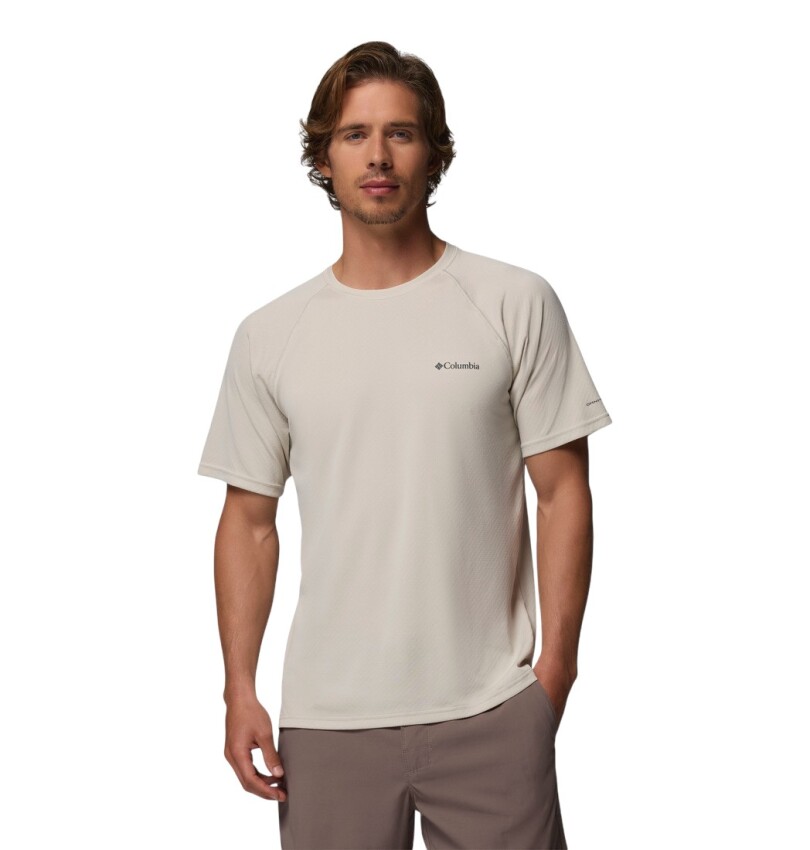 Columbia AO0944 Alpine Chill Pro SS Crew Kahverengi Erkek Tshirt - 1