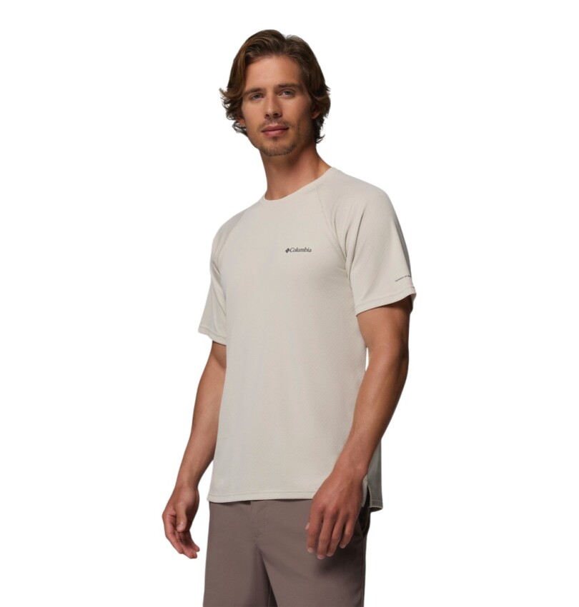 Columbia AO0944 Alpine Chill Pro SS Crew Kahverengi Erkek Tshirt - 2
