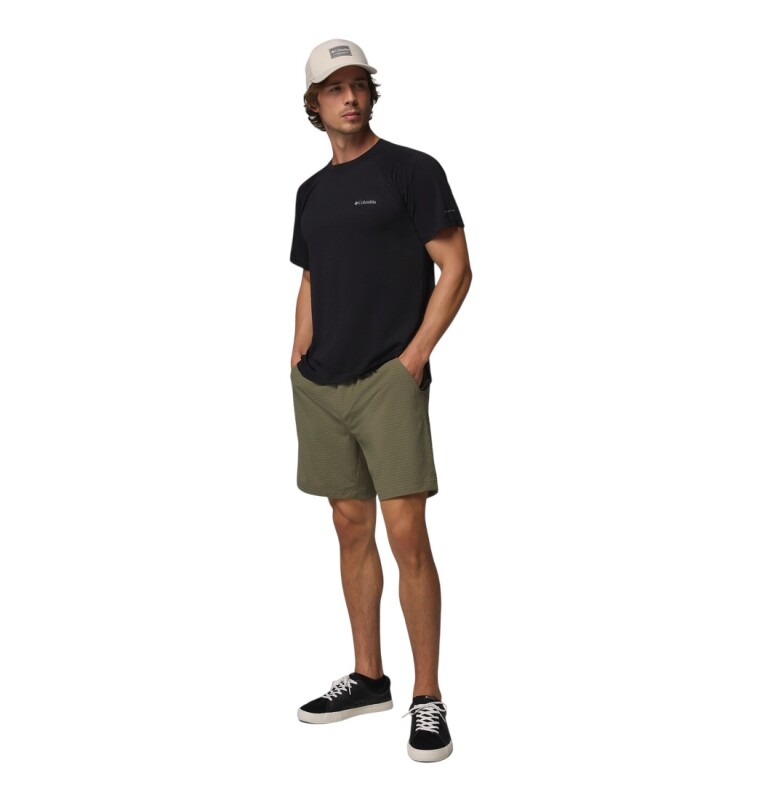 Columbia AO0944 Alpine Chill Pro SS Crew Siyah Erkek Tshirt - 5