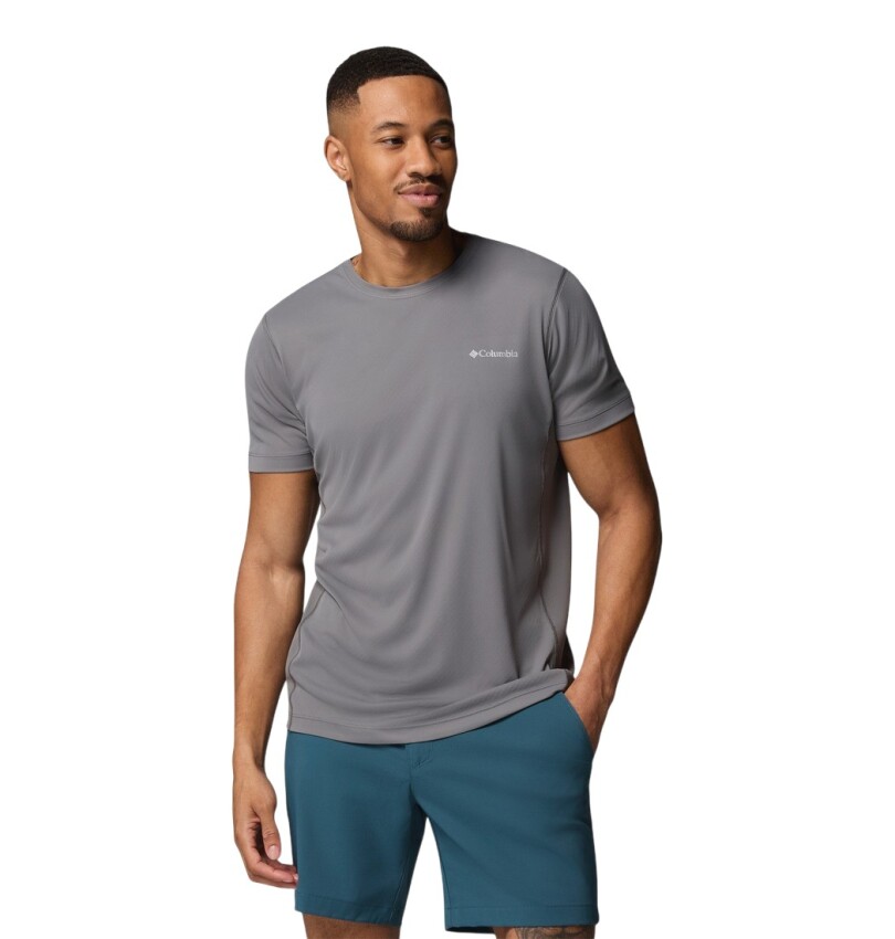 Columbia AO2717 Zero Rules Light SS Crew Antrasit Erkek Tshirt - 1