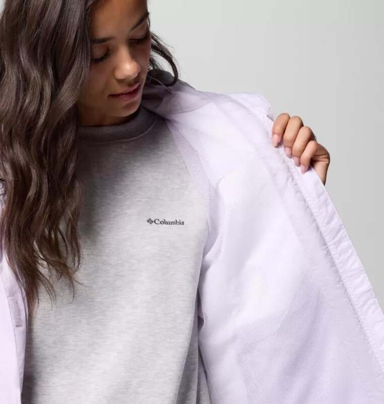 Columbia Arcadia II Mor Kadın Yağmurluk - 4