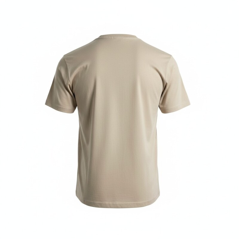 Columbia Basic Big Logo Brushed SS Tee Bej Erkek Tshirt - 1