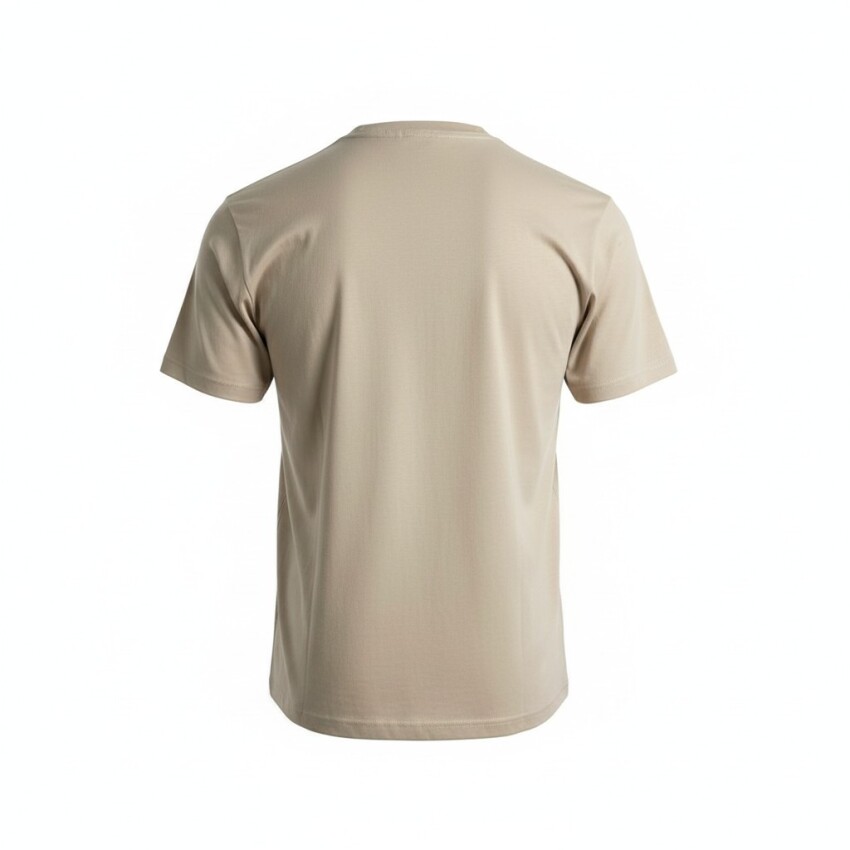 Columbia Basic Big Logo Brushed SS Tee Bej Erkek Tshirt - 1