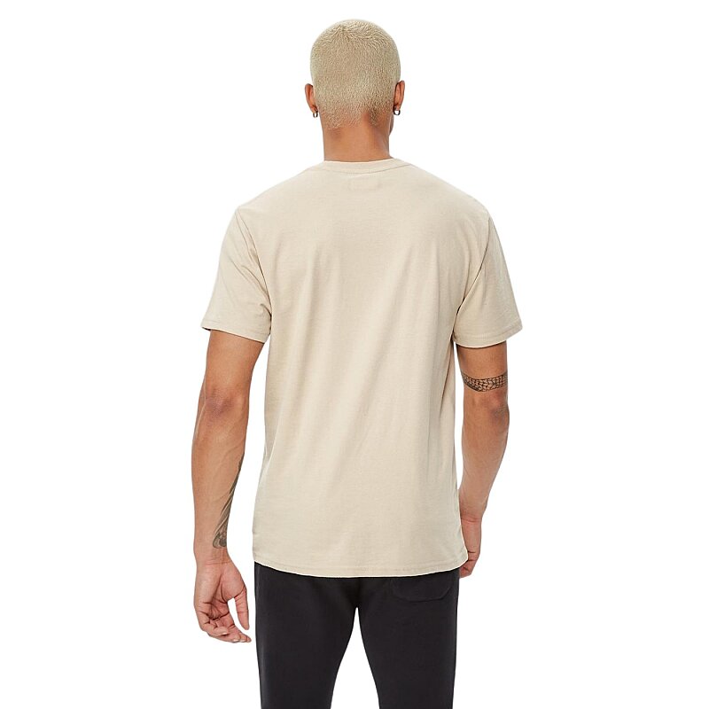Columbia Basic Big Logo Brushed SS Tee Bej Erkek Tshirt - Columbia (1)