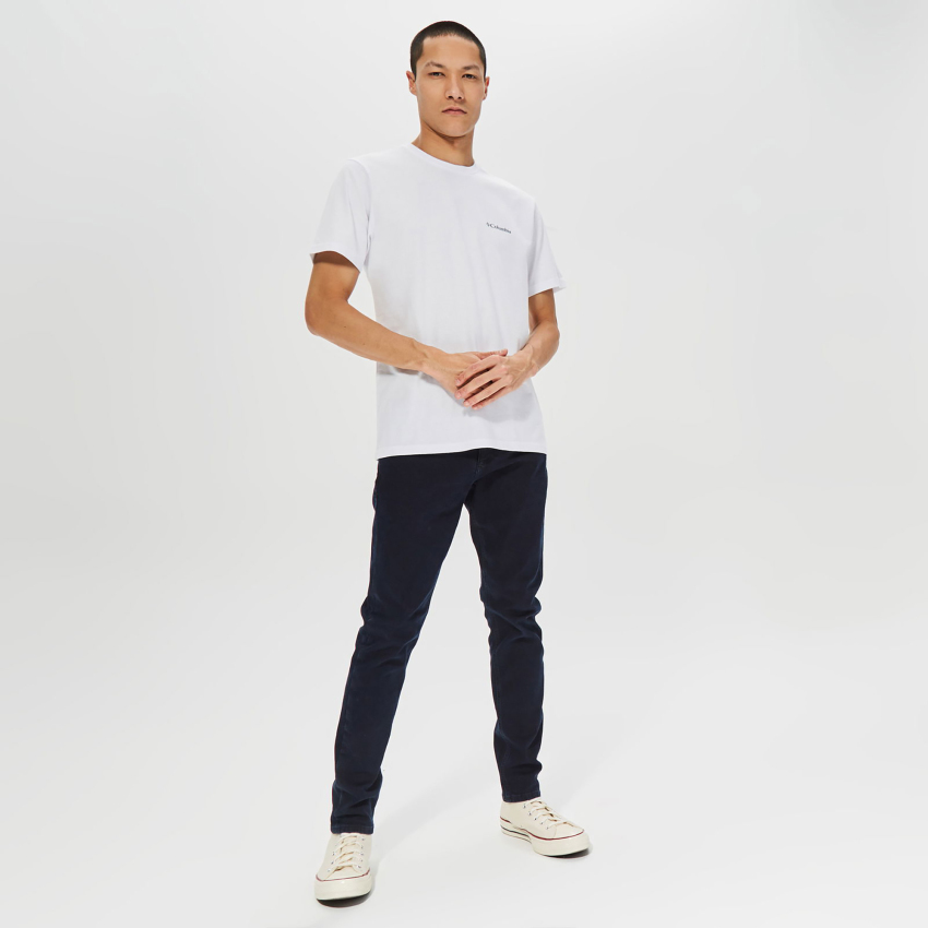 Columbia Basic SM Logo Brushed SS Beyaz Erkek Tshirt - 3