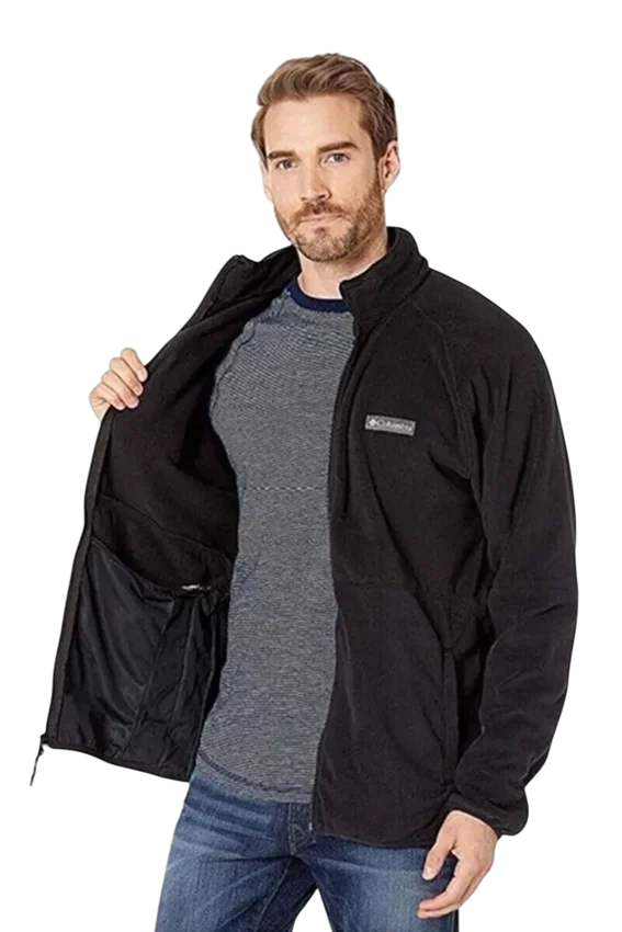 Columbia Basin Trail III Full Zip Siyah Erkek Polar - 1