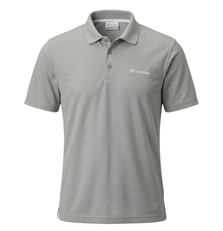 Columbia CS0214 M Cascade Range Solid Polo II Gri Erkek Polo Tshirt - Columbia