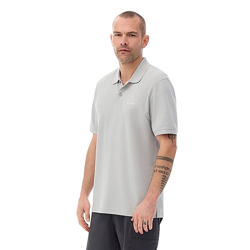Columbia CS0214 M Cascade Range Solid Polo II Gri Erkek Polo Tshirt - Columbia (1)
