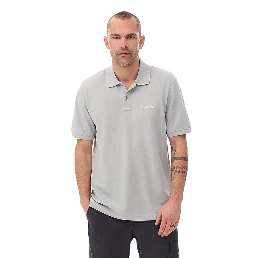 Columbia CS0214 M Cascade Range Solid Polo II Gri Erkek Polo Tshirt - 1