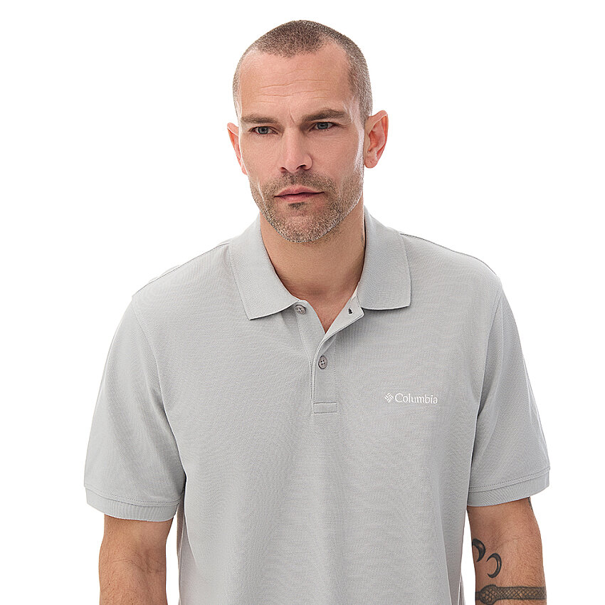 Columbia CS0214 M Cascade Range Solid Polo II Gri Erkek Polo Tshirt - 4