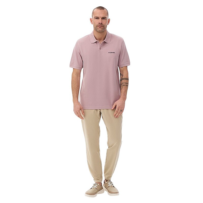 Columbia CS0214 M Cascade Range Solid Polo II Mor Erkek Polo Tshirt - 5