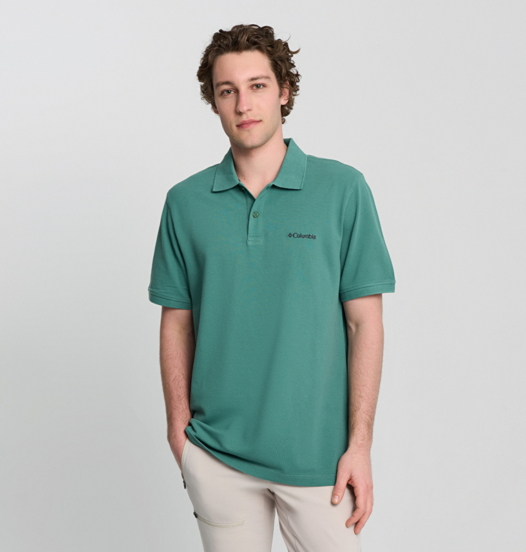Columbia Cascade Range Solid II Polo Tshirt Erkek - Columbia