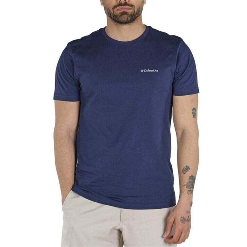 Columbia Basic SM Logo Brushed SS Erkek Tshirt - Columbia