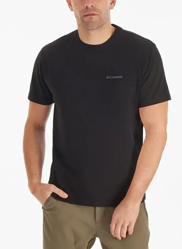 Columbia CS0282 CSC M Basic SM Logo Brushed SS Tee Erkek Tshirt - 1