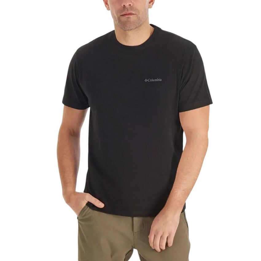 Columbia Basic SM Logo Brushed SS Erkek Tshirt - 1