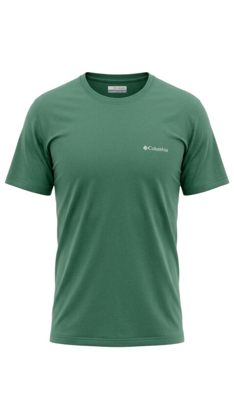 Columbia CS0282 CSC M Basic SM Logo Brushed SS Tee Haki Erkek Tshirt - 1