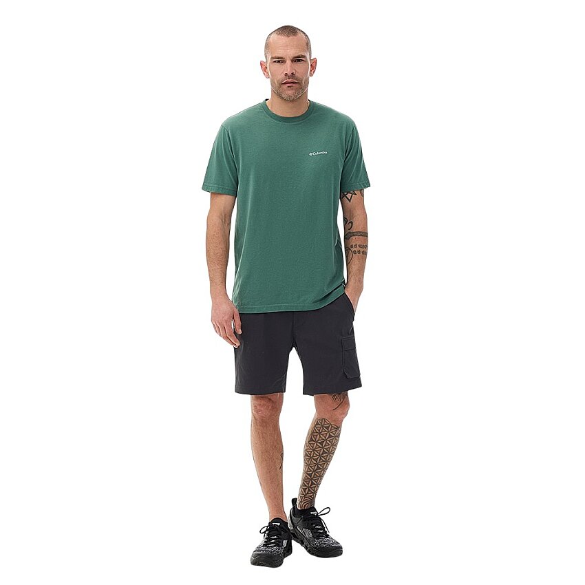 Columbia CS0282 CSC M Basic SM Logo Brushed SS Tee Haki Erkek Tshirt - 5
