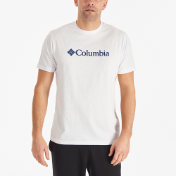 Columbia CS0287 CSC M Basic Big Logo Brushed SS Tee Erkek Tshirt - 1