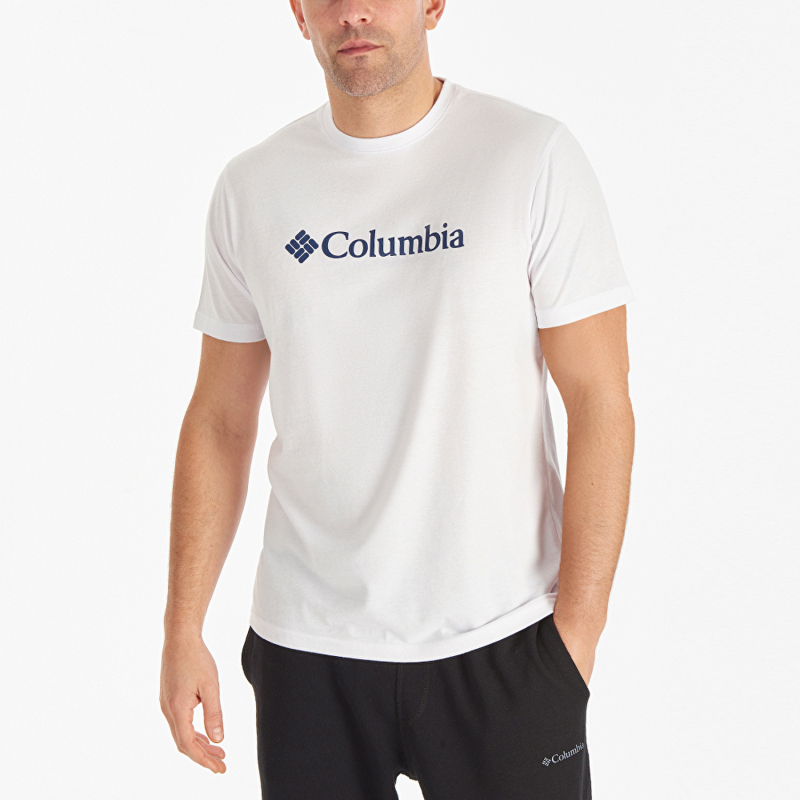 Columbia Basic Big Logo Brushed SS Erkek Tshirt - 2