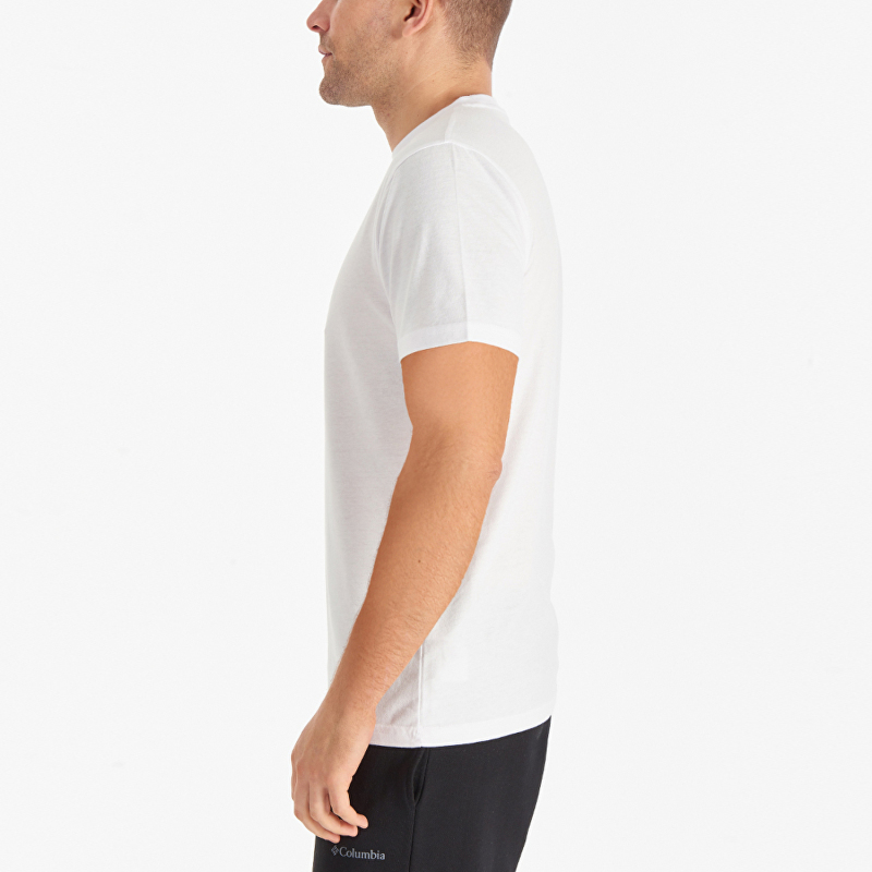 Columbia Basic Big Logo Brushed SS Erkek Tshirt - 4