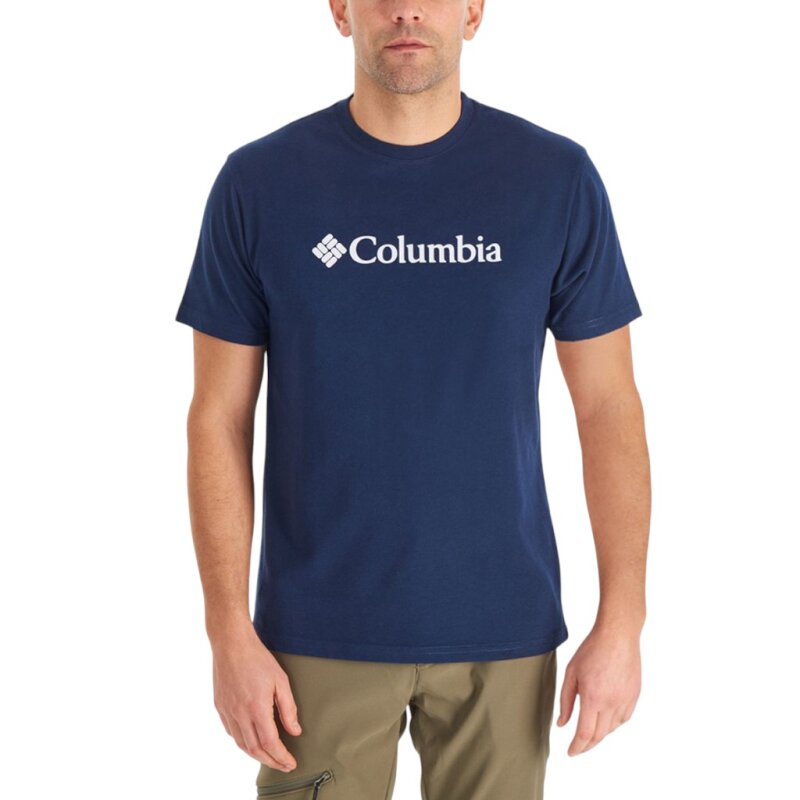 Columbia Basic Big Logo Brushed SS Erkek Tshirt - Columbia